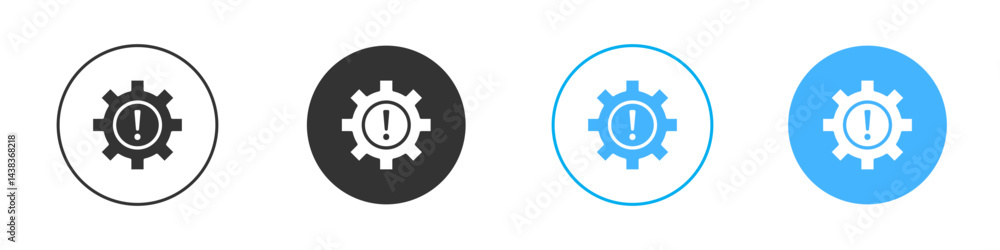 Failure icon simple flat vector icon pack Failure icon simple flat vector icon pack