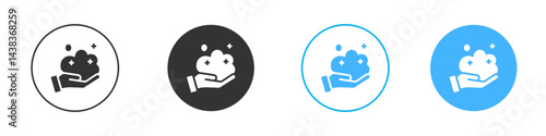 Foam icon simple flat vector icon pack
