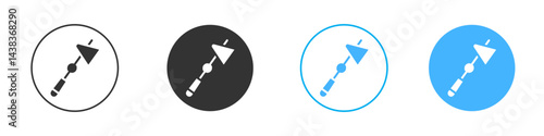 reflex hammer icon simple flat vector icon pack