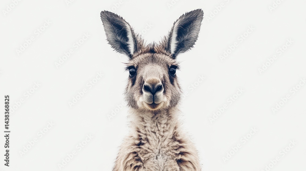 Naklejka premium Kangaroo portrait (3)