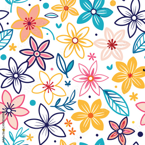 Colorful Floral Pattern