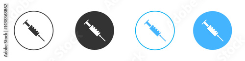 Needle icon simple flat vector icon pack