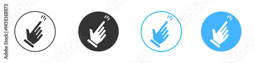 Easy icon simple flat vector icon pack