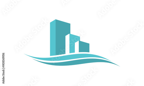 modern building vector logo