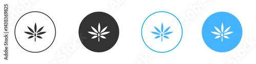 Weed icon simple flat vector icon pack