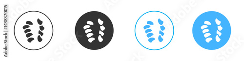 Pasta icon simple flat vector icon pack