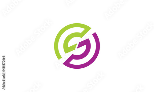 round letter S vector logo