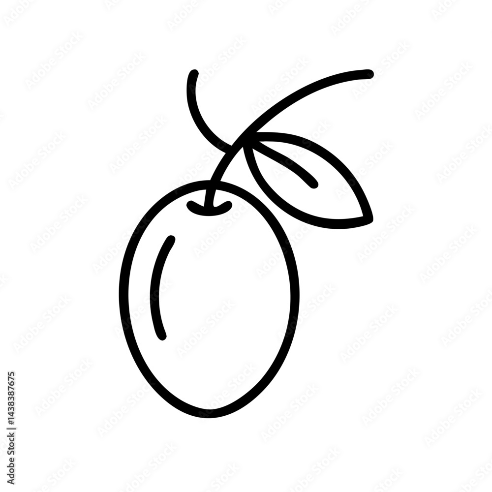 Olive branch with leaves Olive branch with leaves