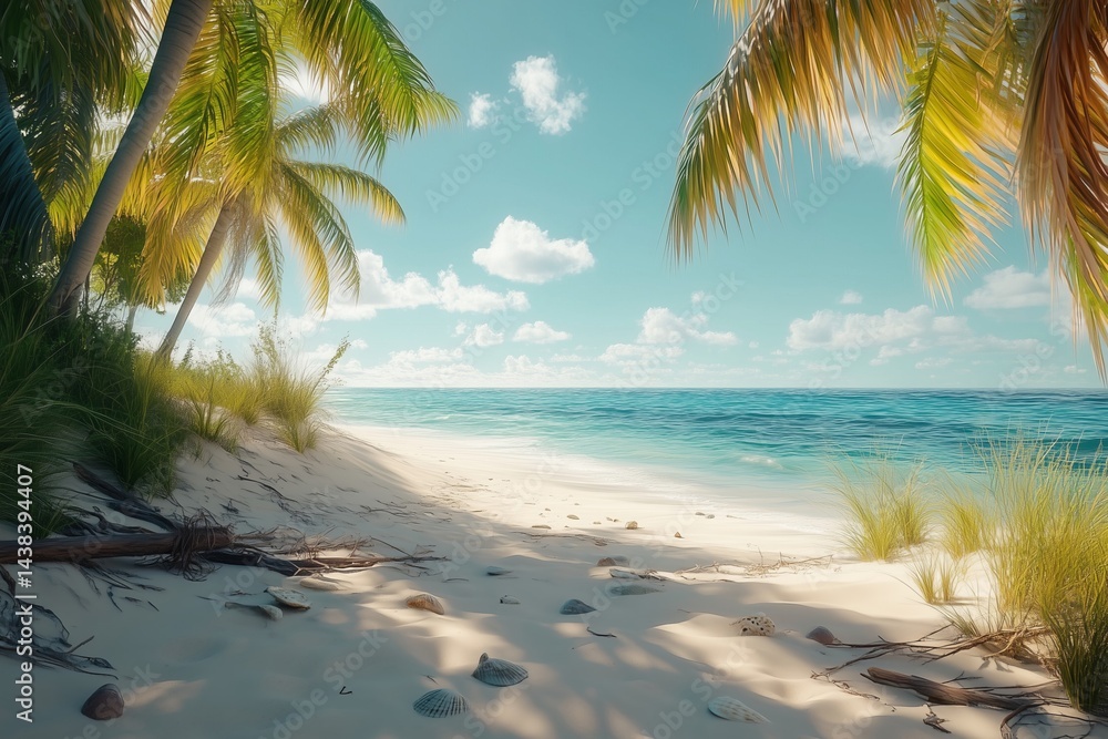 Tropical beach paradise