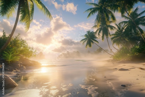 Tropical beach paradise