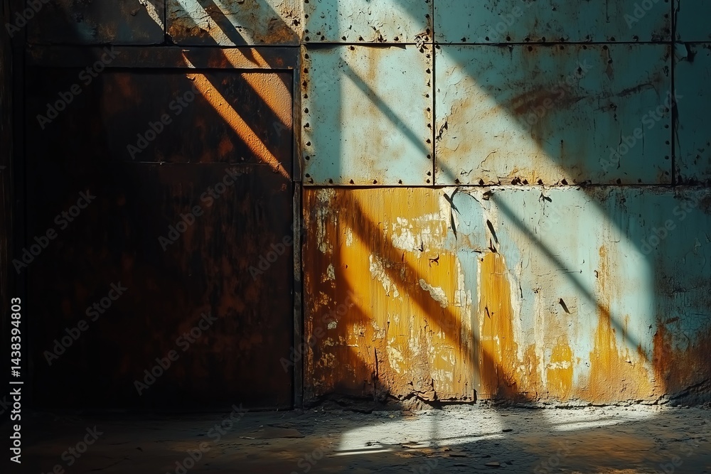 Abandoned warehouse interior