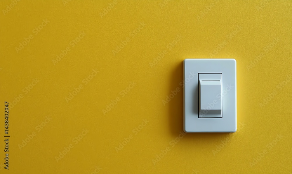 light switch on yellow wall light switch on yellow wall