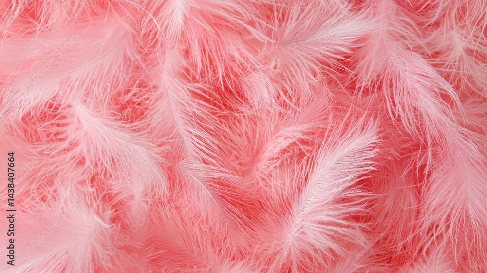 A Blank Canvas of Pink Feathers A Blank Canvas of Pink Feathers
