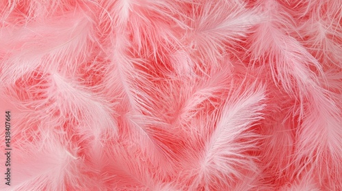 A Blank Canvas of Pink Feathers