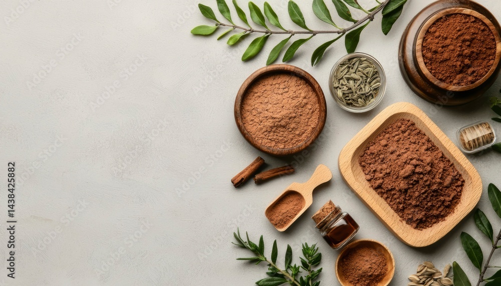 Aromatic spice powders and herbs Aromatic spice powders and herbs