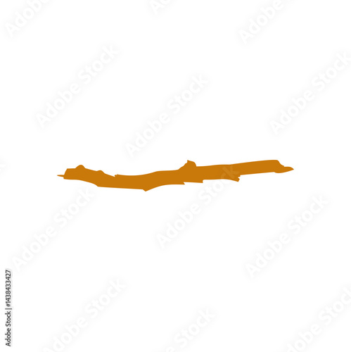 Cartoon wooden twig