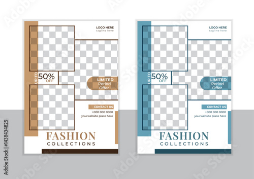 A clean and modern summer fashion sale flyer template, perfect for promoting clothing brands, boutiques, and online stores. Fully editable and high resolution.Minimal Summer Fashion Flyer Template.