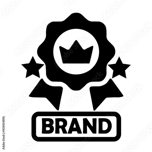 black brand icon
