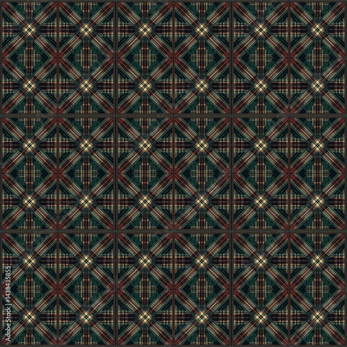 plaid pattern for textile design