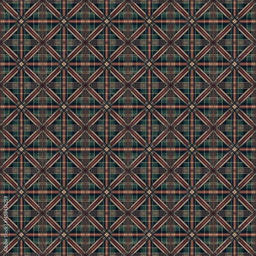 plaid pattern for textile design