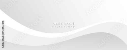 Abstract Geometric modern white and gray color background for template design. Vector Eps10