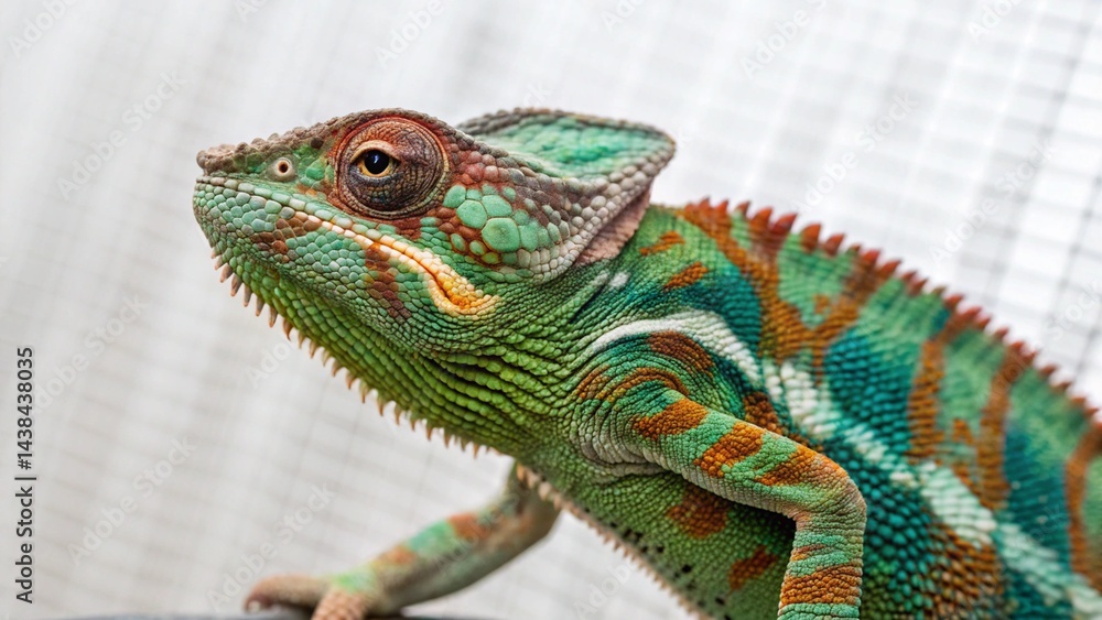 Obraz premium chameleon on a tree branch