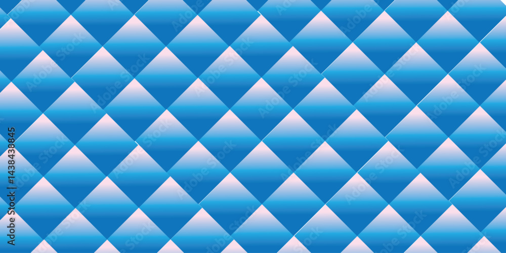 Fototapeta premium blue gradient boxes seamless pattern background contour abstract gradient background eps10
