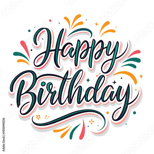 Happy Birthday Greeting Card Design
