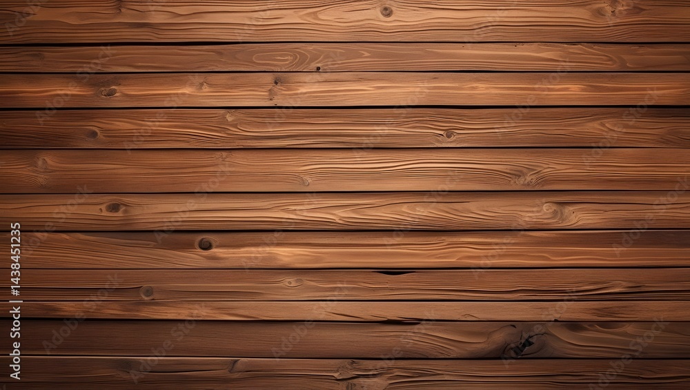 Fototapeta premium Natural Wooden Planks with Rich Grain Patterns for Rustic and Warm Interiors