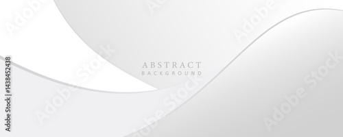 Abstract Geometric modern white and gray color background for template design. Vector Eps10
