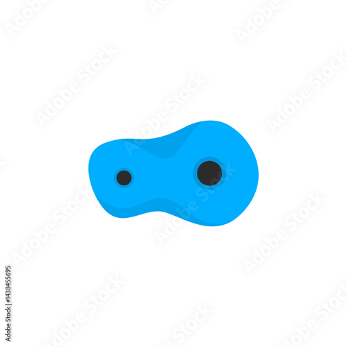 Holds for rock climbing wall gym. Flat style vector illustration.