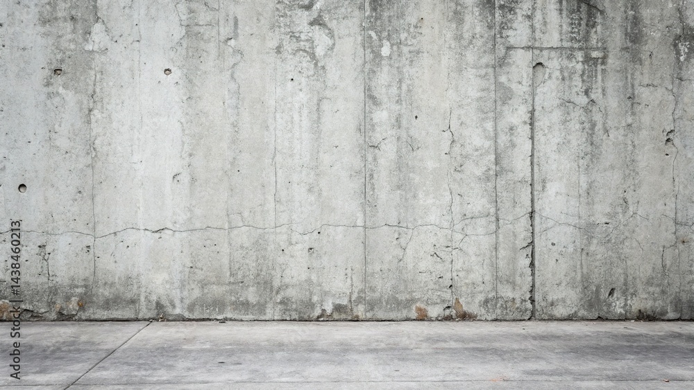 A minimalist view of a gray concrete wall, providing a textured backdrop for any design. A minimalist view of a gray concrete wall, providing a textured backdrop for any design.