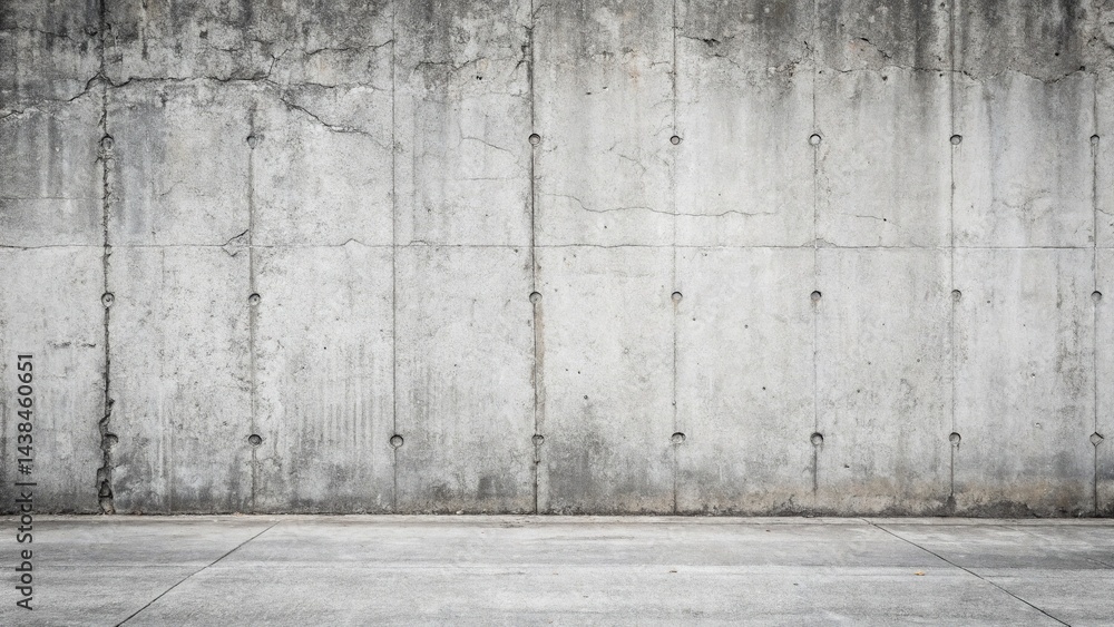 A textured, neutral-toned concrete wall and floor, perfect for design backgrounds. A textured, neutral-toned concrete wall and floor, perfect for design backgrounds.