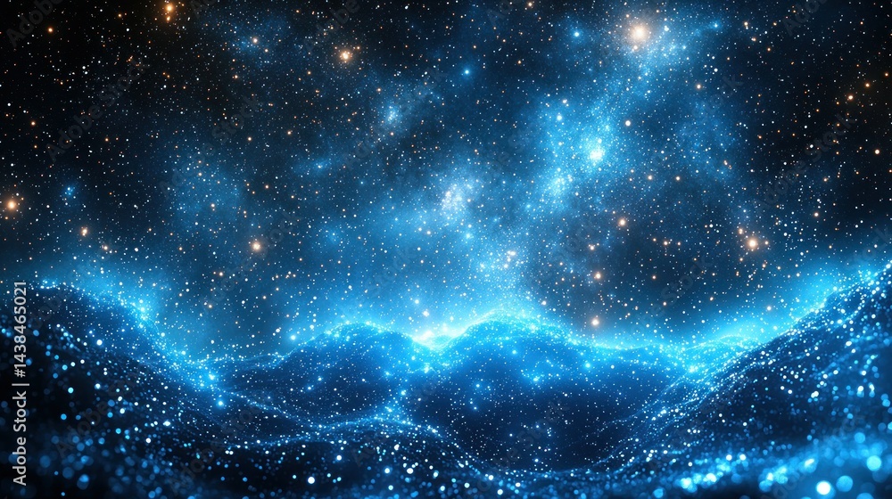 Fototapeta premium Nebula and stardust