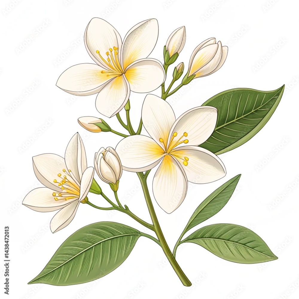 Fototapeta premium bouquet of white flowers