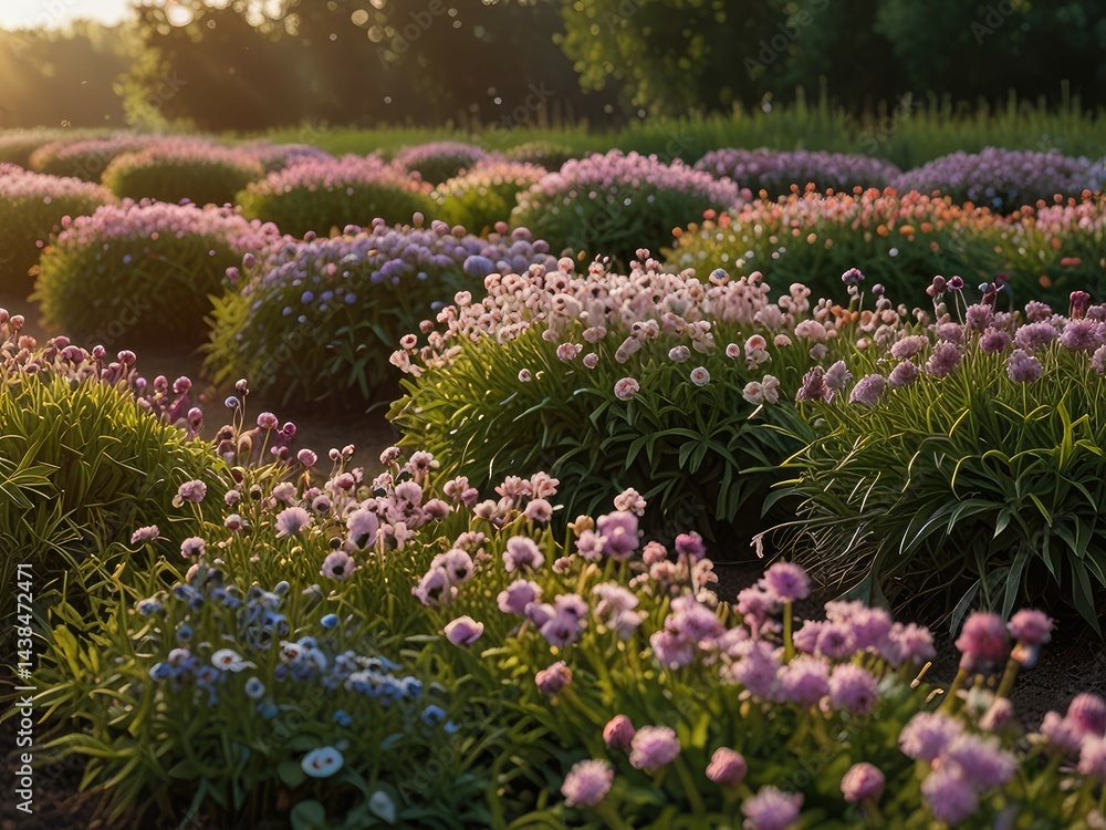 Obraz premium Whispers of Spring at Sunset