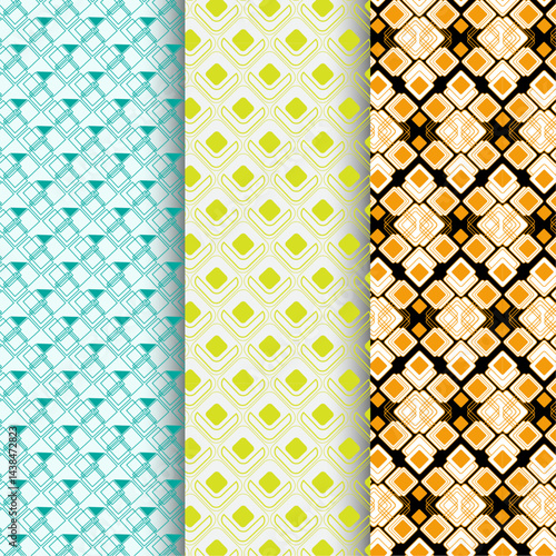 geometric,seamless pattern design vector
