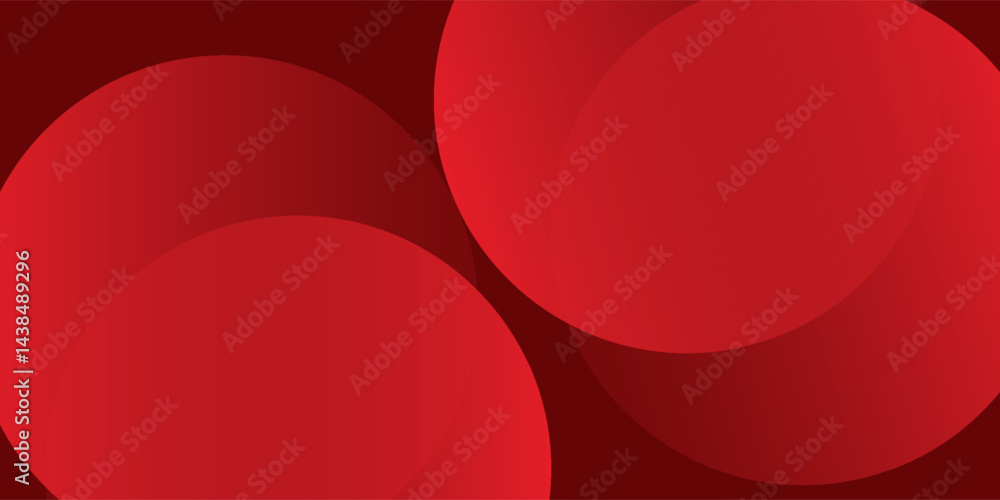 Obraz premium PrintRed abstract background. Dynamic shapes composition