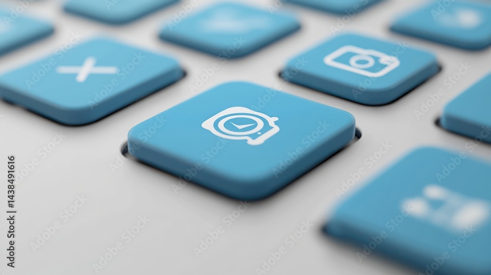 Time management app interface, productivity, close-up Time management app interface, productivity, close-up