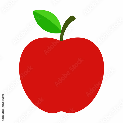 Food apple silhouette vector illustrator