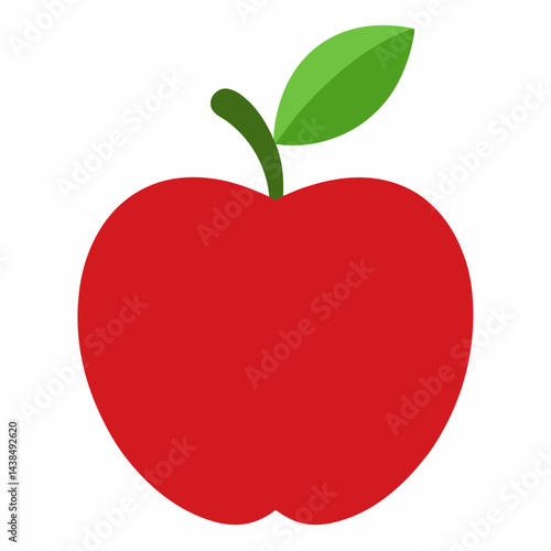 Food apple silhouette vector illustrator