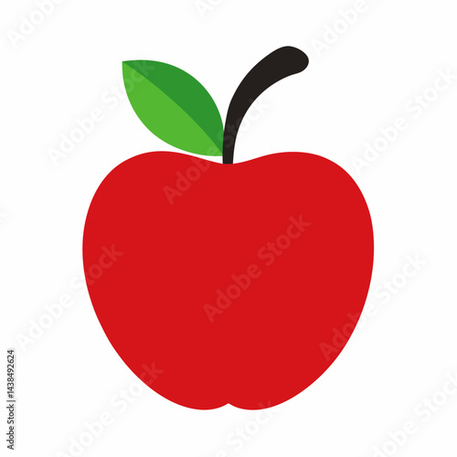 Food apple silhouette vector illustrator