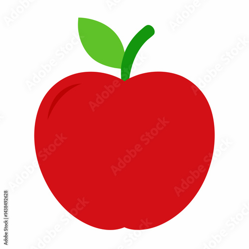 Food apple silhouette vector illustrator