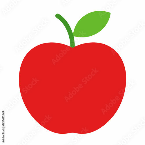Food apple silhouette vector illustrator