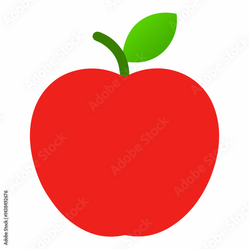 Food apple silhouette vector illustrator