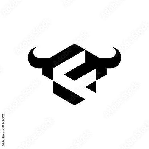 letter F bull logo