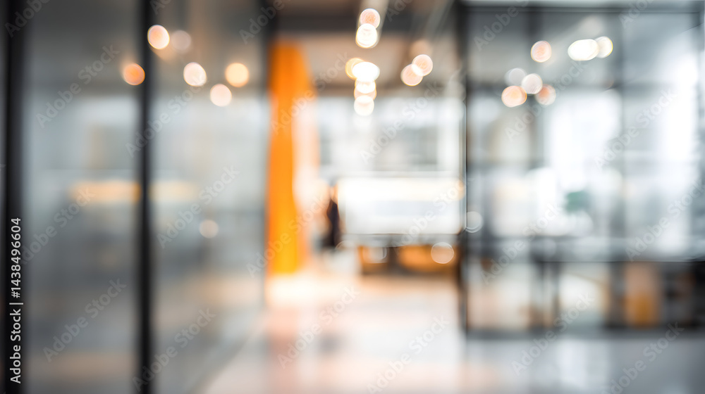 custom made wallpaper toronto digitalDynamic blurred office interior with doorway modern workspace interior photography professional setting