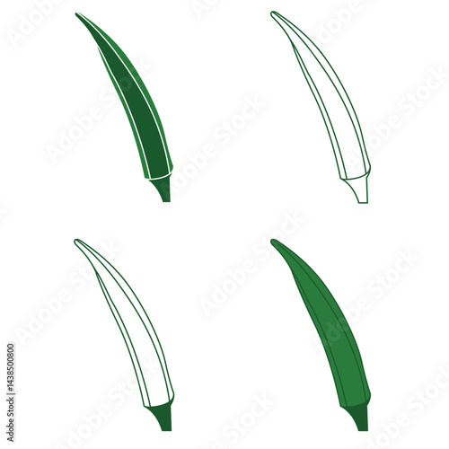  ladies finger ladies finger vector.