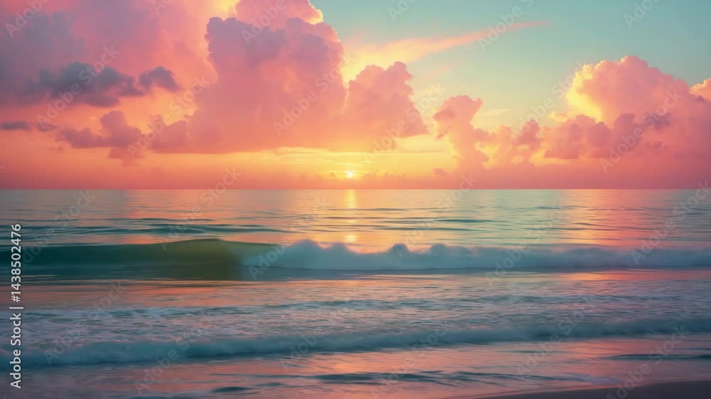 An enchanting landscape of the sea An enchanting landscape of the sea