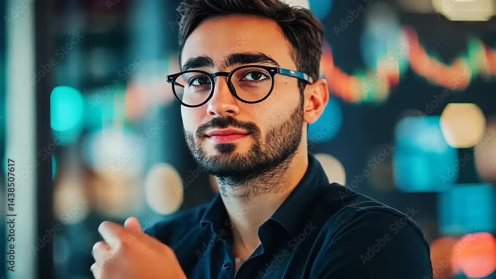 Professional man posing confidently in urban setting Professional man posing confidently in urban setting